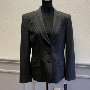 Anne Klein Suit Jacket/Blazer Wool Blend